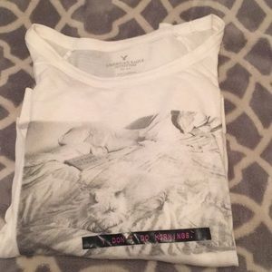 American Eagle graphic long sleeve